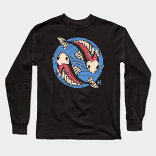 Pisces Illustration Long Sleeve T-Shirt